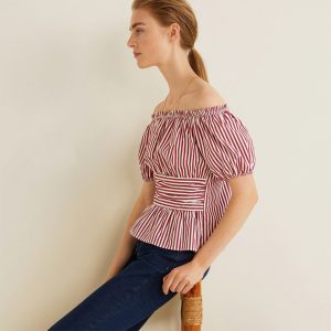 Short Sleeve Polka Dot Print Shirt