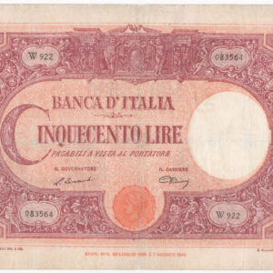 500 Lire 1947 Grande "C" (B.I.)