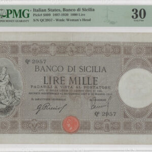 1.000 Lire 1919 Banco di Sicilia